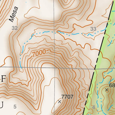 Santa Fe National Forest Quadrangle Map: pg 16 Abiquiu Preview 2