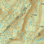 Santa Fe National Forest Quadrangle Map: pg 08 French Mesa Preview 3