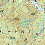 Santa Fe National Forest Quadrangle Map: pg 33 Rancho Del Chaparral Preview 2