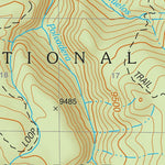 Santa Fe National Forest Quadrangle Map: pg 23 Polvadera Peak Preview 2