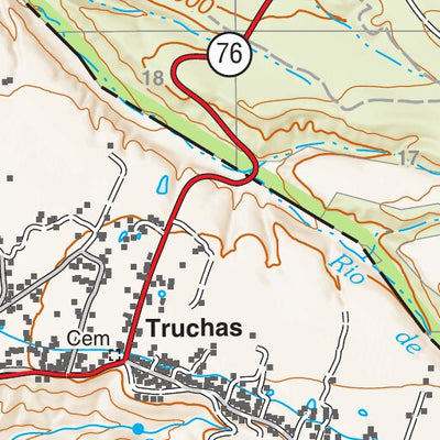 Santa Fe National Forest Quadrangle Map: pg 27 Truchas New Preview 2