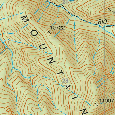 Santa Fe National Forest Quadrangle Map: pg 41 Truchas Peak Preview 2