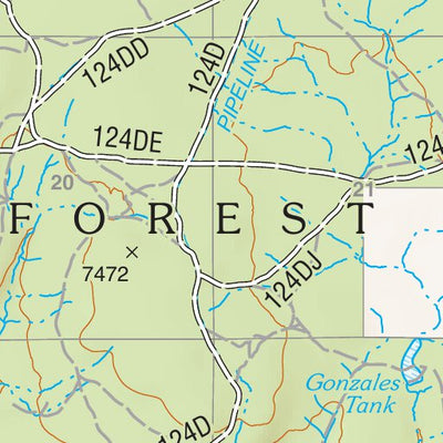 Santa Fe National Forest Quadrangle Map: pg 79 Rowe Preview 2