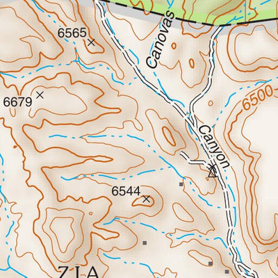 Santa Fe National Forest Quadrangle Map: pg 70 Loma Creston Preview 3