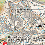 Santa Fe National Forest Quadrangle Map: pg 37 Guaje Mountain Preview 3