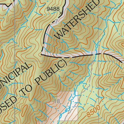 Santa Fe National Forest Quadrangle Map: pg 66 McClure Reservoir Preview 3