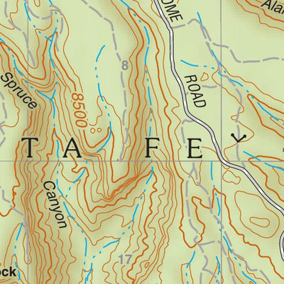 Santa Fe National Forest Quadrangle Map: pg 49 Bland Preview 2