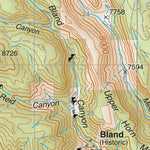 Santa Fe National Forest Quadrangle Map: pg 49 Bland Preview 3