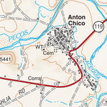 Santa Fe National Forest Quadrangle Map: pg 91 Anton Chico Preview 3