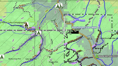 Saguache, CO - Exploration Map for Sightseeing Preview 3