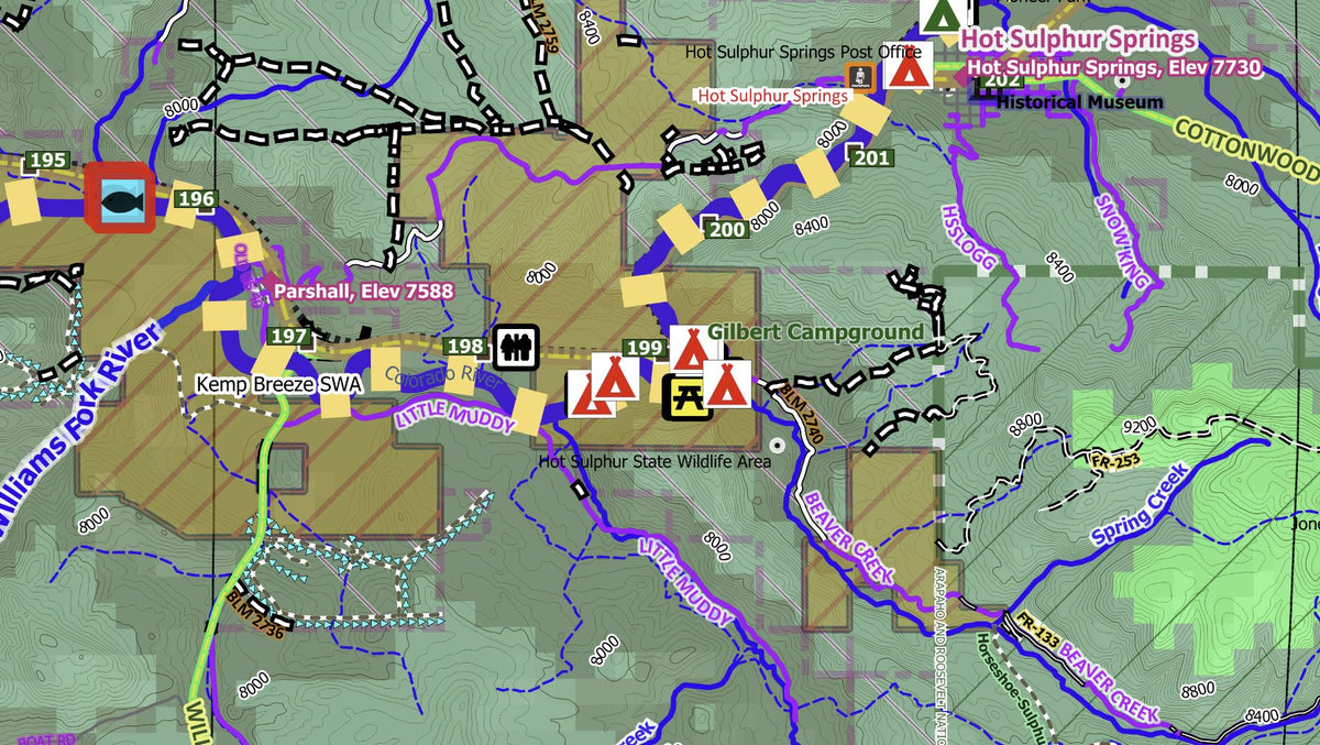 Steamboat Springs, CO Exploration Map for Sightseeing by 3D Geologic ...