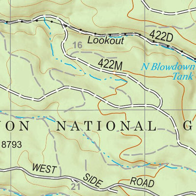 Kaibab National Forest Quadrangle Map Atlas: pg 24 DeMotte Park Preview 2