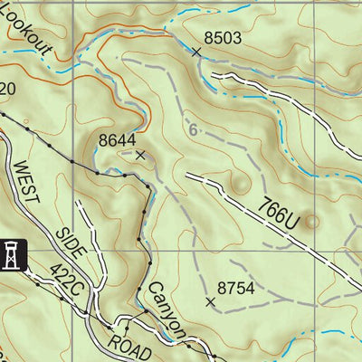 Kaibab National Forest Quadrangle Map Atlas: pg 24 DeMotte Park Preview 3