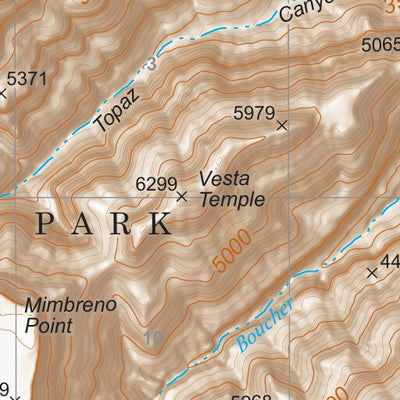Kaibab National Forest Quadrangle Map Atlas: pg 39 Piute Point Preview 3