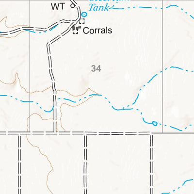 Kaibab National Forest Quadrangle Map Atlas: pg 57 Molly Ann Draw Preview 2