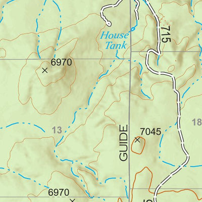 Kaibab National Forest Quadrangle Map Atlas: pg 62 Ebert Mountain Preview 3