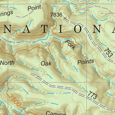 Kaibab National Forest Quadrangle Map Atlas: pg 10 Warm Springs Canyon Preview 2
