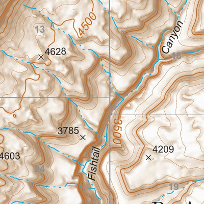 Kaibab National Forest Quadrangle Map Atlas: pg 21 Fishtail Mesa Preview 2