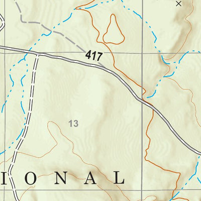 Kaibab National Forest Quadrangle Map Atlas: pg 63 Chapel Mountain Preview 2