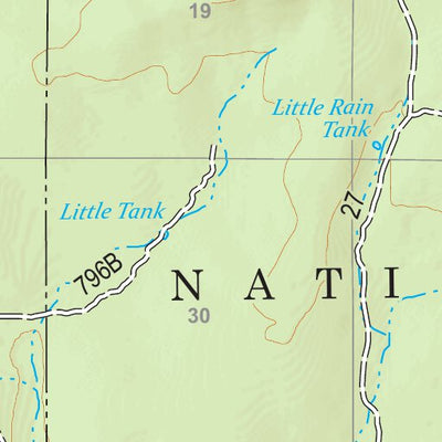 Kaibab National Forest Quadrangle Map Atlas: pg 77 Ash Fork Preview 2