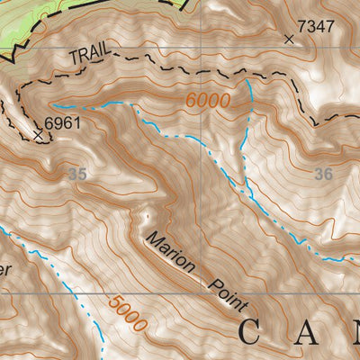 Kaibab National Forest Quadrangle Map Atlas: pg 31 Point Imperial Preview 2