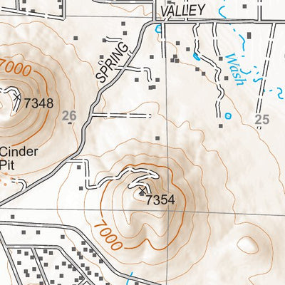 Kaibab National Forest Quadrangle Map Atlas: pg 73 Williams North Preview 3