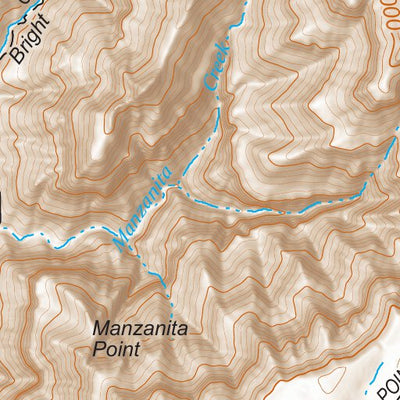 Kaibab National Forest Quadrangle Map Atlas: pg 35 Bright Angle Point Preview 3