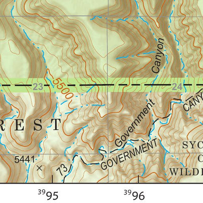 Kaibab National Forest Quadrangle Map Atlas: pg 85 May Tank Pocket Preview 3