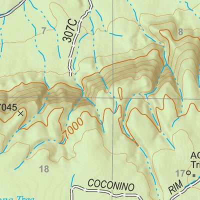 Kaibab National Forest Quadrangle Map Atlas: pg 49 Grandview Point NE Preview 3