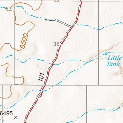 Kaibab National Forest Quadrangle Map Atlas: pg 59 Lockwood Canyon Preview 2