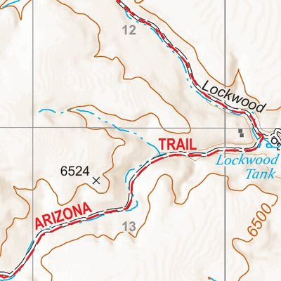 Kaibab National Forest Quadrangle Map Atlas: pg 59 Lockwood Canyon Preview 3