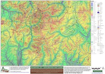 14ers of Colorado - High Country Recreation Maps Bundle Preview 1