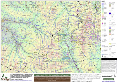 14ers of Colorado - High Country Recreation Maps Bundle Preview 2