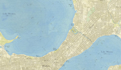 Lakes Mendota, Monona, and Wingra in Dane County Wisconsin Preview 1