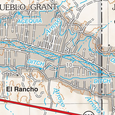 Santa Fe National Forest Quadrangle Map: pg 39 Española Preview 3