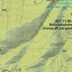 Arashima-dake 荒島岳 Hiking Map (Chubu, Japan) 1:25,000 Preview 2