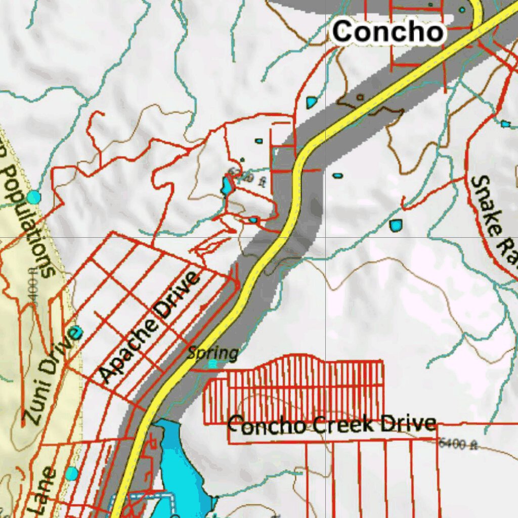 AZ Unit 2C Mule Deer Concentrations Map by Arizona HuntData LLC ...