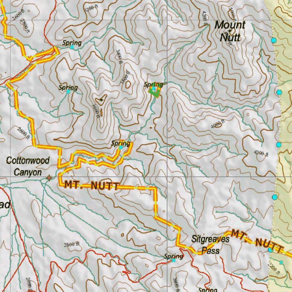 AZ Unit 15D Mule Deer Concentrations Map by Arizona HuntData LLC ...