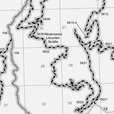 Nez Perce-Clearwater NF - Powell MVUM 2020 (Hold) Preview 3