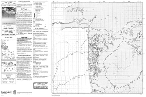 Nez Perce-Clearwater NF - Isabella Sheep Mountain MVUM 2020 (Hold) Preview 1
