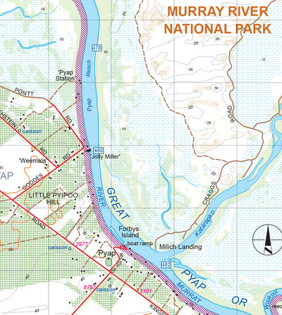 Riverland and Murray Mallee Map 215A Preview 2