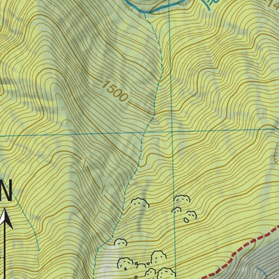 Hinata-yama 日向山 Hiking Map (Chubu, Japan) 1:25,000 Preview 3