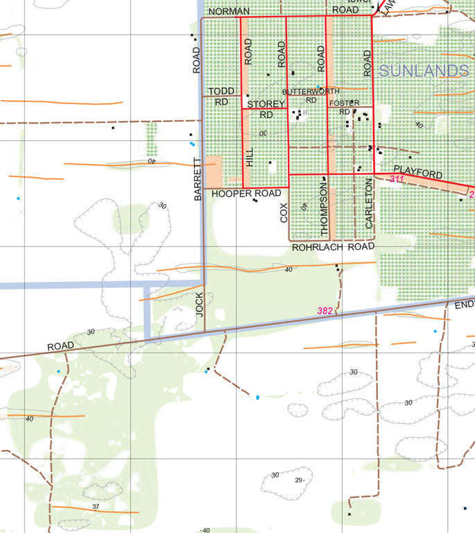 Map Rivellan Riverland and Murray Mallee Map 241A by Mapland - Department for ...