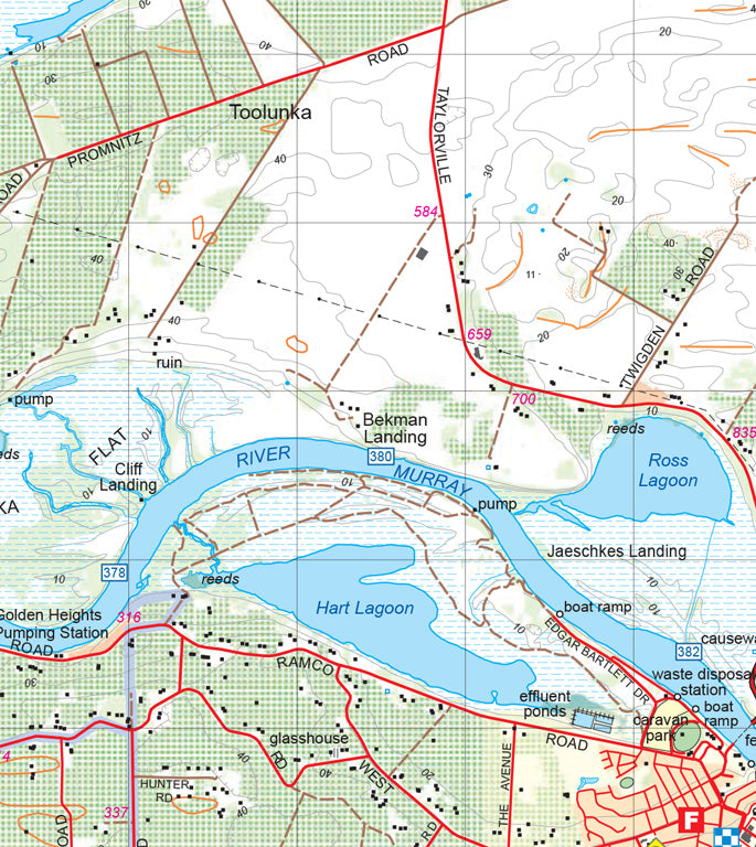 Riverland and Murray Mallee Map 241B by Mapland - Department for ...