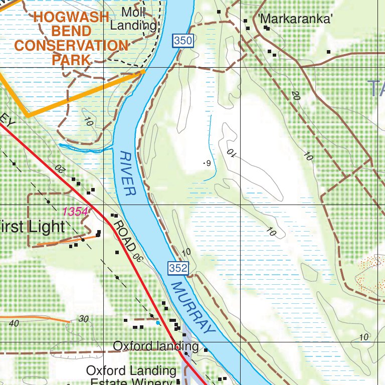 Map Rivellan Riverland and Murray Mallee Map 241C by Mapland - Department for ...
