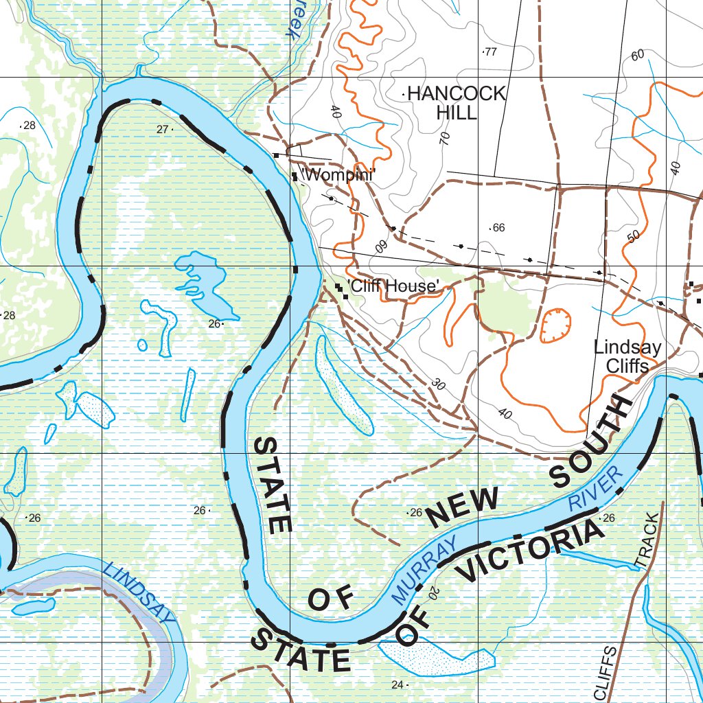 Map Rivellan Riverland and Murray Mallee Map 246D by Mapland - Department for ...