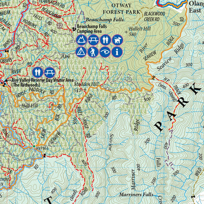 Otways 4WD Touring Map 4e Preview 3