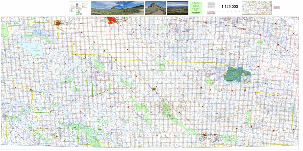 Rural Road Maps by GoTrekkers - Saskatchewan SE 2023 Map by GoTrekkers ...