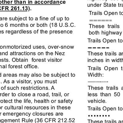 Nez Perce-Clearwater NF - Martin Hill MVUM 2020 Preview 3
