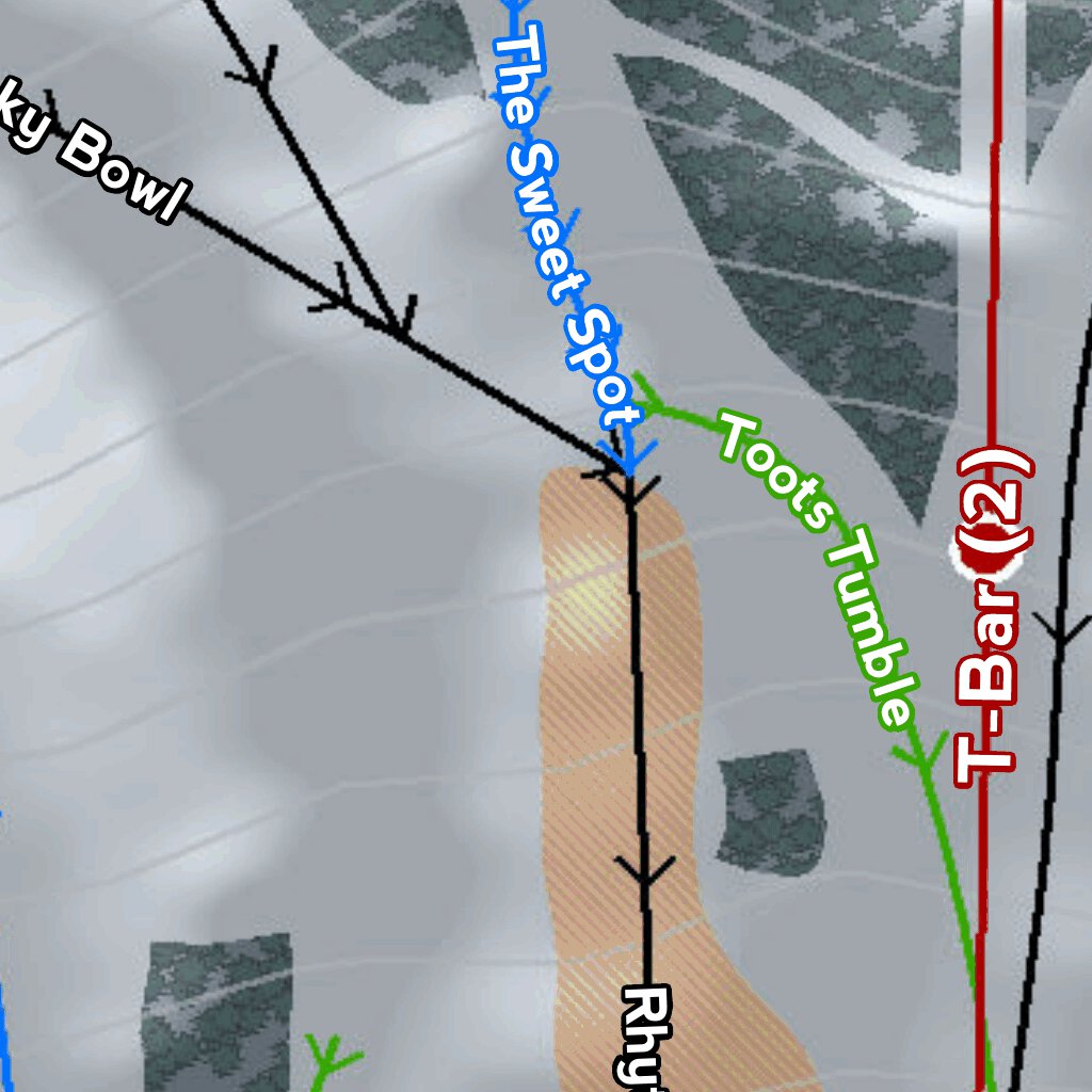 Mont Ripley Map Mont Ripley Resort Map by Mapsynergy | Avenza Maps